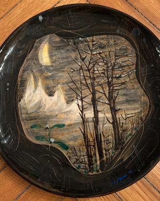 Piatto ceramica Torido Mazzotti Albisola