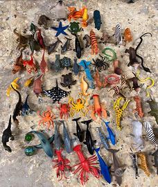 Set di 80+ Animali in Plastica