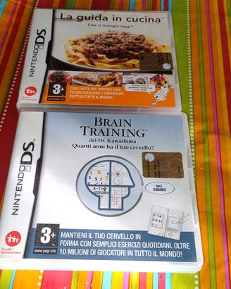 Nintendo DS la guida in cucina, brain training 