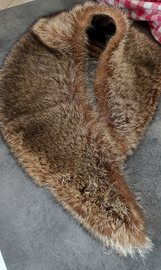 Collo di pelliccia vera marmotta