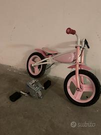 Bicicletta evolutiva a spinta e pedali