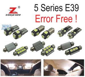 KIT 21 LAMPADE LED INTERNE BMW E39 SERIE 5 530D 52