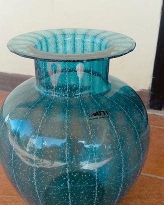 Vaso Vintage "Ratti Creazioni Artistiche" in Vetro