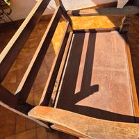 struttura legno massello divano 