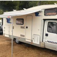 Camper mansardato 6 posti