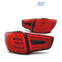 FANALI PER KIA SPORTAGE 09-14 LIGHT BAR ROSSO FUMÉ