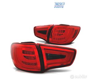 FANALI PER KIA SPORTAGE 09-14 LIGHT BAR ROSSO FUMÉ