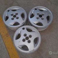 3 Cerchi In Lega Da 13" Per Fiat 600 Sporting