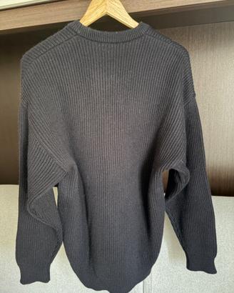 Maglione pura lana idrorepellente