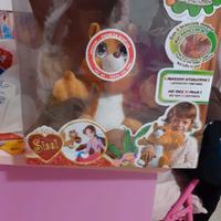 Peluche bambina morbido scoiattolo interattivo Nut