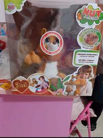 Peluche bambina morbido scoiattolo interattivo Nut