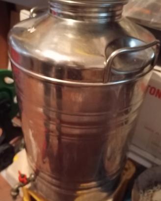 Contenitore olio acciaio inox da 50 LT 