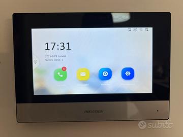 Kit videocitofono hikvision