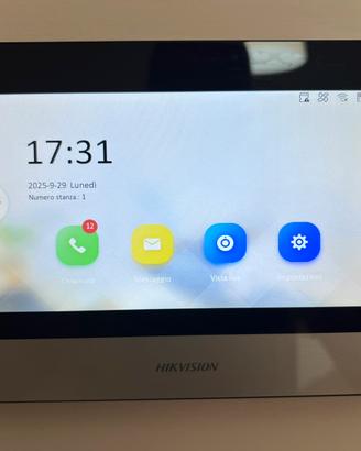 Kit videocitofono hikvision