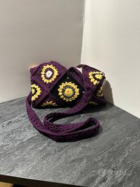 Violet with sunflower