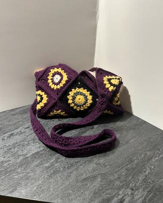 Violet with sunflower