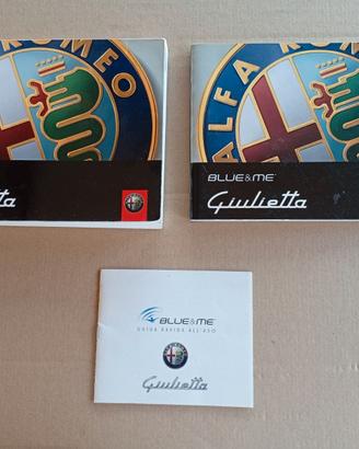 Alfa Romeo Giulietta Set Libretti USO MANUTENZIONE