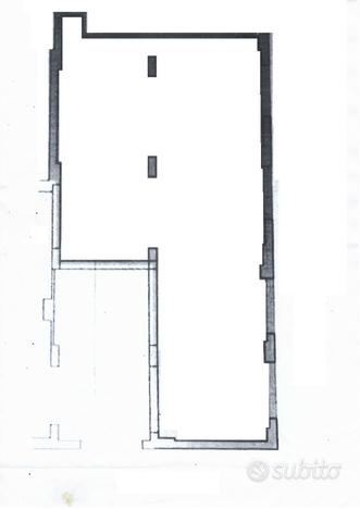 Magazzino 123mq in traversa Corso P.Mattarella