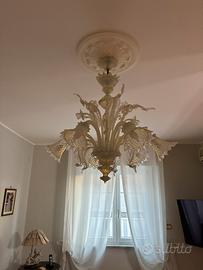 Lampadario di murano con 6lampade
