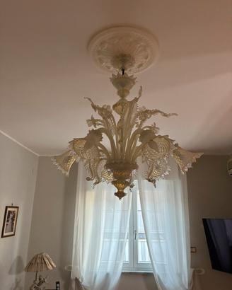 Lampadario di murano con 6lampade