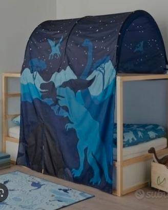 tenda letto Kurt dinosauri