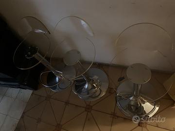 Sgabelli trasparenti