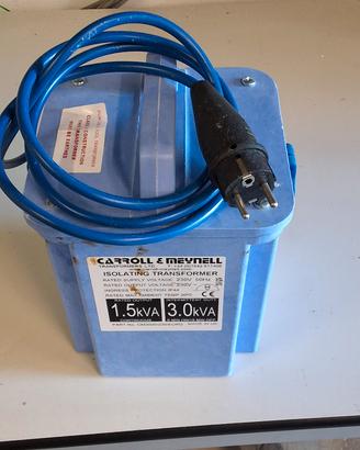 Trasformatore di sicurezza Carroll & Meynell 3kVA