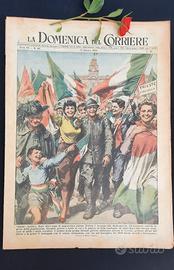 La Domenica del Corriere 17 ottobre 1954 Trieste