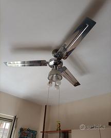 ventilatore soffitto lampadario