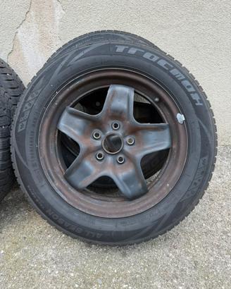 4 Cerchi gomme 4 staggioni  m+s 205 55 R16