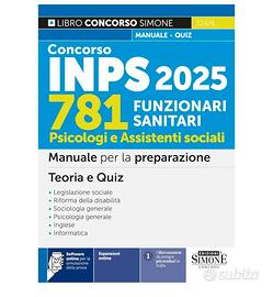 Concorso INPS 781 Funzionari Sanitari – Psicologi 