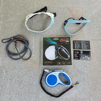 Pettorine S, M con Guinzaglio Flex per Cani