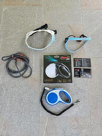 Pettorine S, M con Guinzaglio Flex per Cani