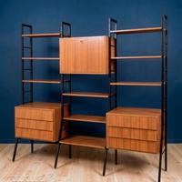 Libreria Vintage Design Scandinavo Mid-Century 