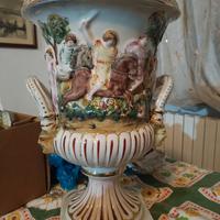 Raro vaso Capodimonte 