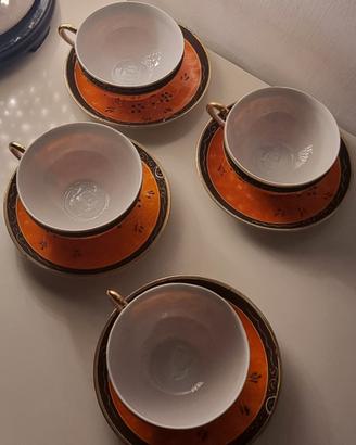 Tazze giapponesi vintage con Geisha anni 50'