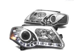 FARI DAYLIGHT VOLKSWAGEN VW PASSAT 3C 05-10 CROMAT