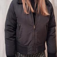 Woolrich piumino corto nero invernale taglia S