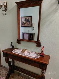 Consolle con specchiera