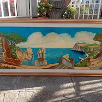 Dipinto faraglioni di Capri