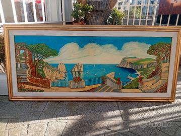 Dipinto faraglioni di Capri