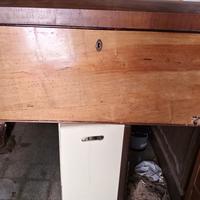 Cassapanca antica in legno massello – Baule vintag