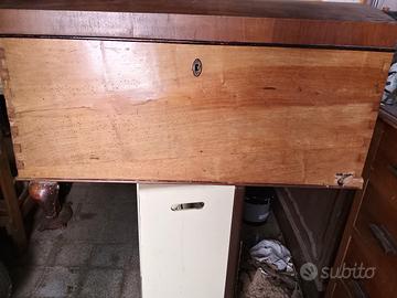 Cassapanca antica in legno massello – Baule vintag