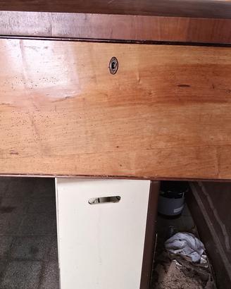 Cassapanca antica in legno massello – Baule vintag