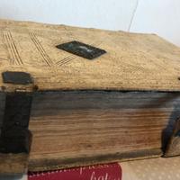 Libro antico bibbia tedesca