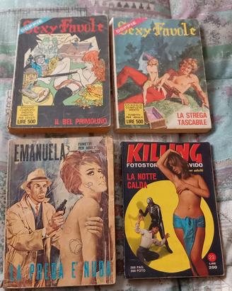 Lottino fumetti per adulti anni 70
