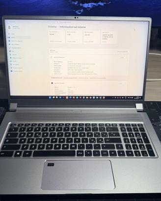 MSI Creator 17" i7 4K 32GB 1TB RTX 2060 come nuovo