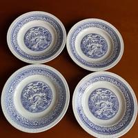 Set 4 piattini vintage ceramica CBM-FAENZA FORTE
