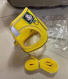 pettorina e guinzaglio xs