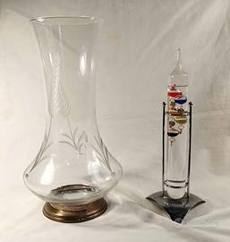 Galileo Termometro e Cristallo Bohemia Vintage